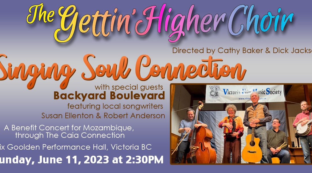 “Singing Soul Connection” with Backyard Boulevard — Mozambique Benefit Concert